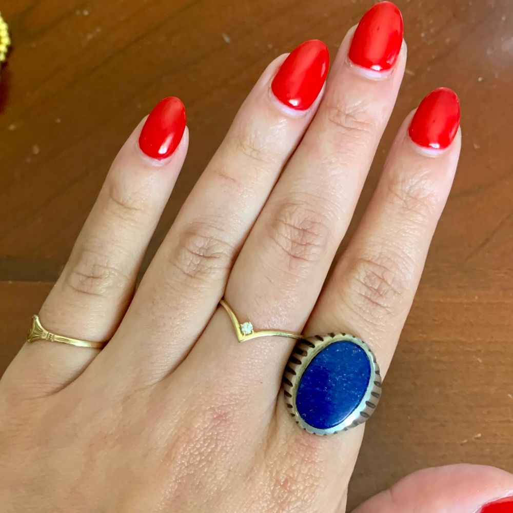 Lapis Lazuli signet ring